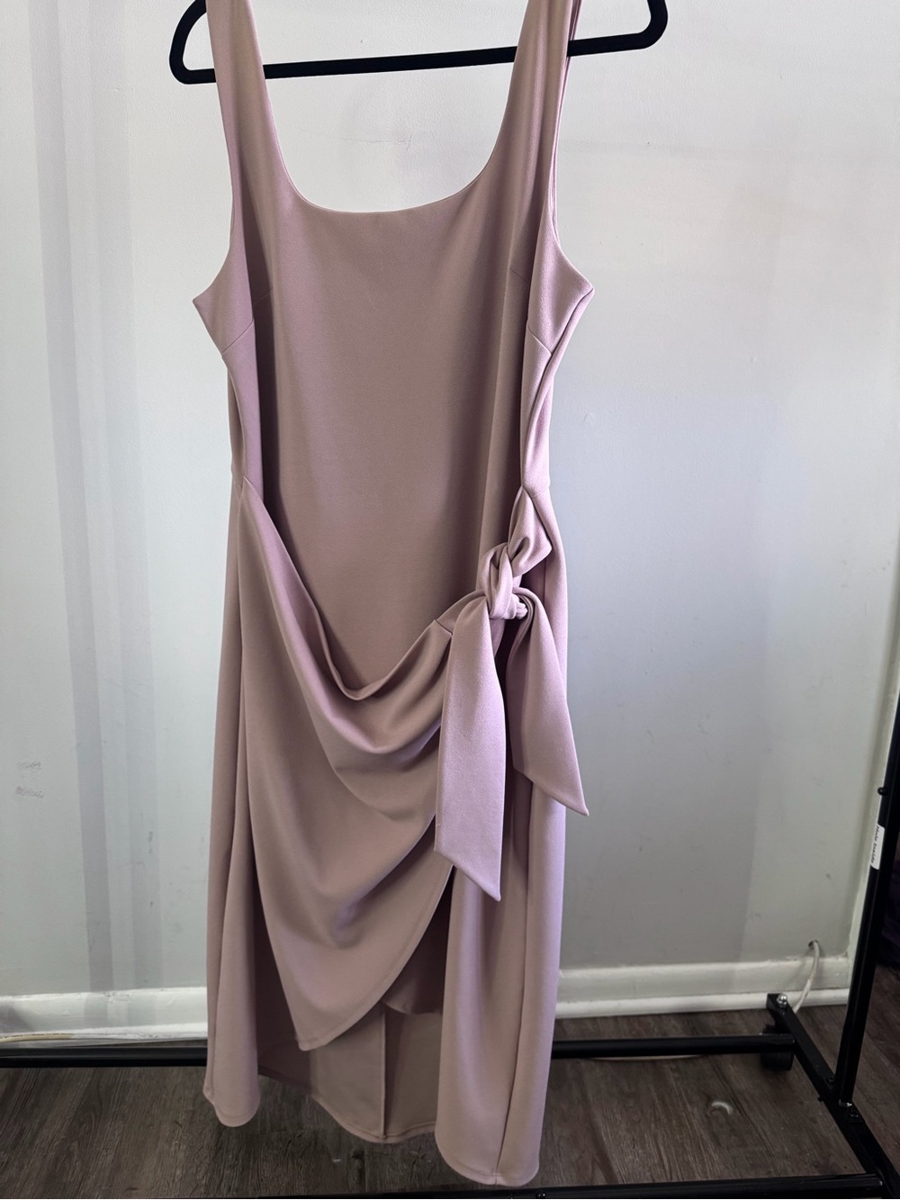 Express Sleeveless Midi Dress in Dusty Mauve